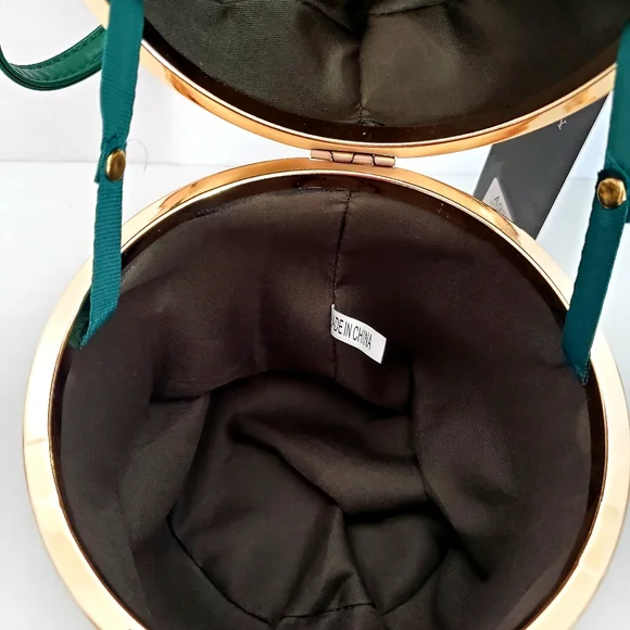 Diophy Leather Pineapple Shape Yellow Satchel Crossbody Purse - Picture 9 of 13